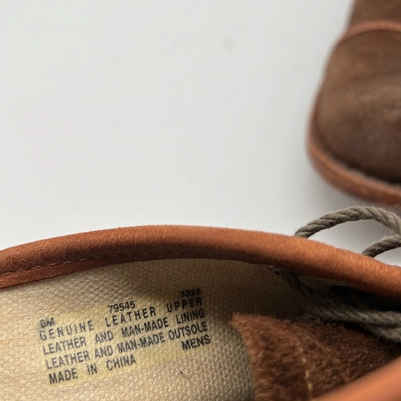 TIMBERLAND BOOT COMPANY Cap-Toe Oxfords Shoes Sz 8 M Brown Suede Leather - Picture 7 of 12